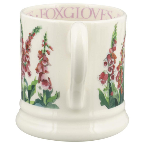 Emma Bridgewater Foxgloves Half Pint Mug BACK