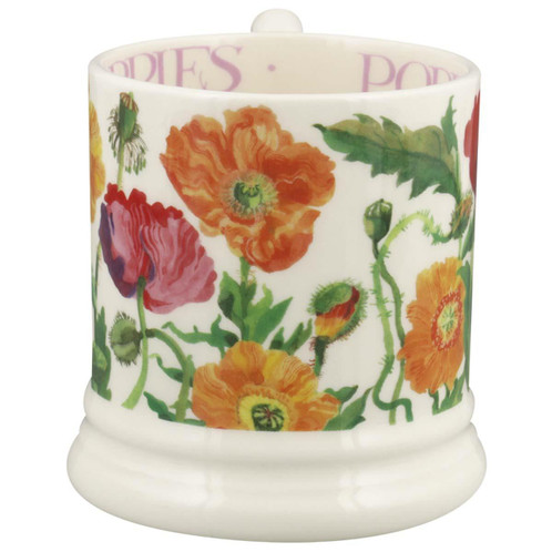 Emma Bridgewater Poppy Half Pint Mug FRONT