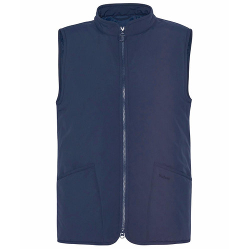 Navy Barbour Mens Henley Liddesdale Gilet