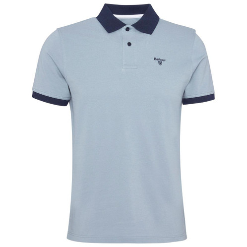 Lead Barbour Mens Lynmouth Tipped Tailored Fit Polo Shirt