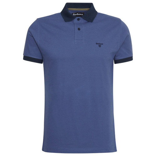 Oceana Barbour Mens Lynmouth Tipped Tailored Fit Polo Shirt