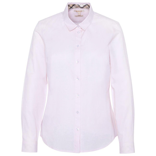 Pink/Hessian Tartan Barbour Womens Derwent Shirt