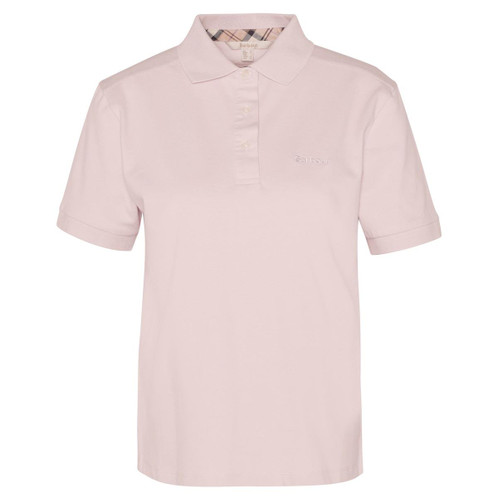 Primrose Pink Barbour Womens Bowford Polo Top