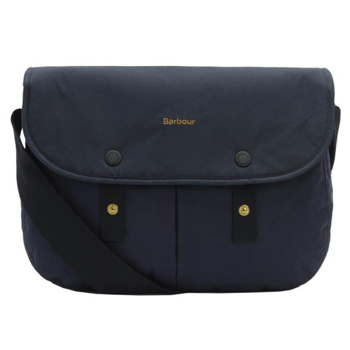 Navy Barbour Transport Riever Crossbody Bag