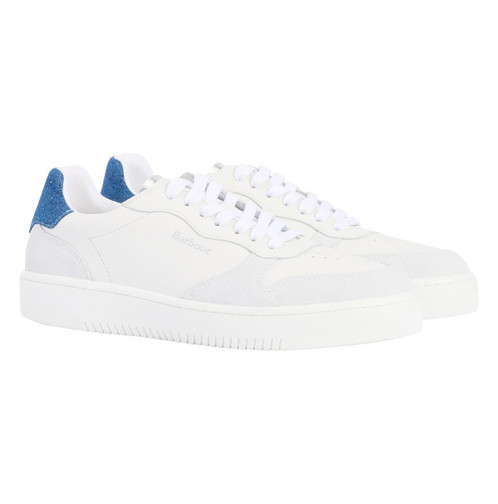 White/Chambray Barbour Womens Celeste Trainer