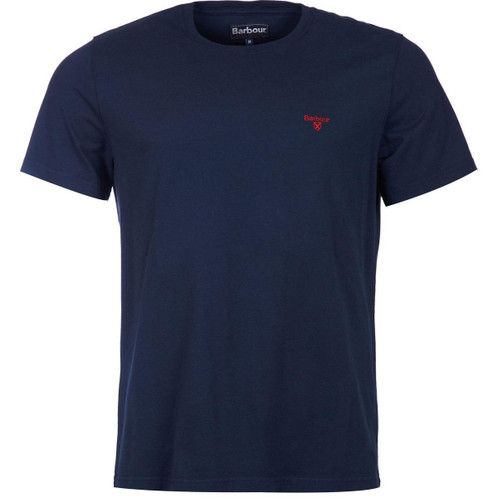 Black Barbour Mens Sports Tee