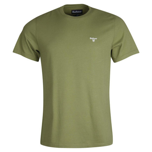 Olive Barbour Mens Sports Tee