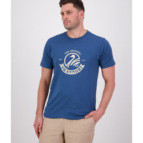 Teal Swanndri Mens Original V2 Tee Front