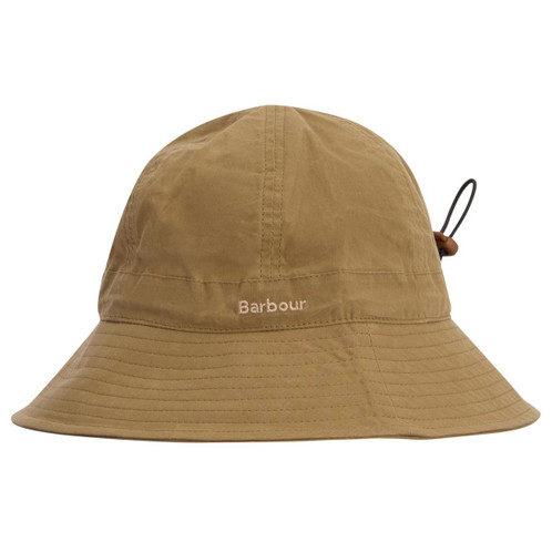 Golden Khaki Barbour Mens Transport 6 Panel Bucket Hat