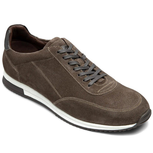 Anthacite Suede Loake Bannister Trainers