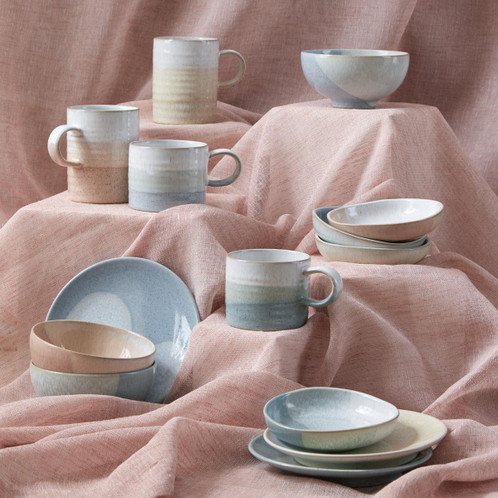 Denby Kiln Pastels Ridged Mug