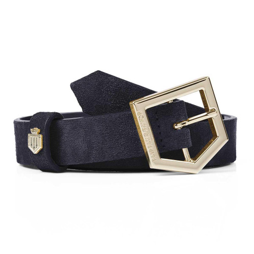 Navy Suede Fairfax & Favor Womens Sennowe Belt