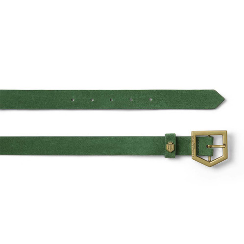 Clover Green Suede Fairfax & Favor Womens Sennowe Belt
