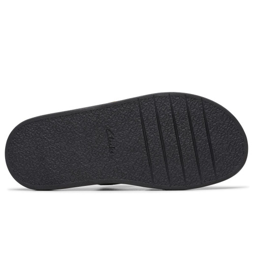 Black Suede Clarks Womens Aristella Mule Sandal