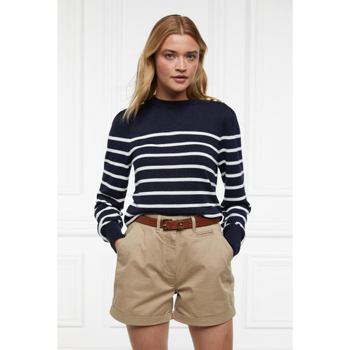 Stone Holland Cooper Womens Arnesby Chino Short On Model