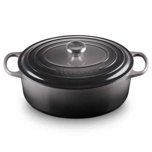  Le Creuset 31cm Cast Iron Oval Casserole Dish flint