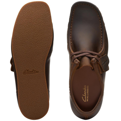 Beeswax Clarks Mens WallabeeEVO Shoe Top