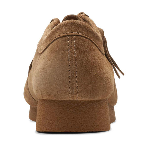 Dark Sand Suede Clarks Mens WallabeeEVO Shoe Heel