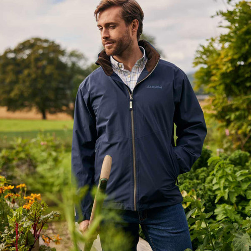 True Navy Schoffel Mens Egleton Lightweight Waterproof Jacket Lifestyle