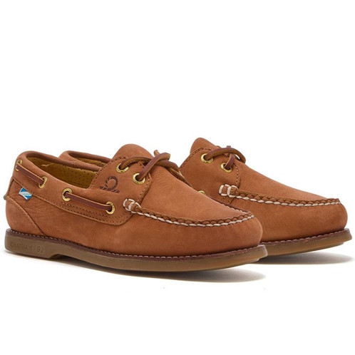 Tan Chatham Womens Lyme G2 Deck Shoes