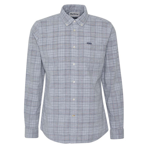 Light Grey Barbour Mens Southfield Tailored Shirt