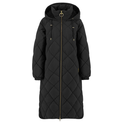 Black Barbour Womens Kirkton Puffer Jacket
