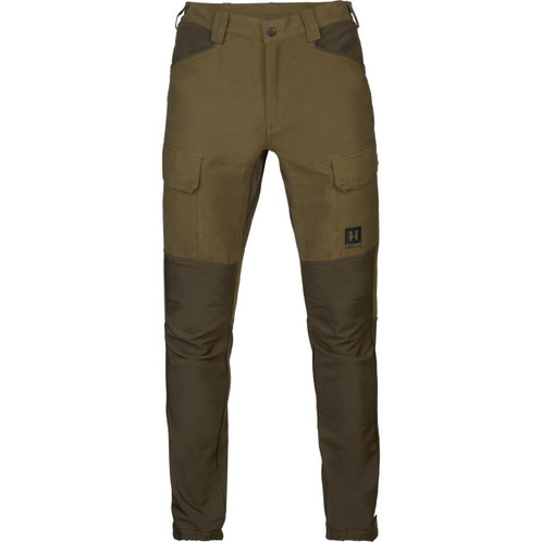 Dark Olive/Willow Green Harkila Mens Scandinavian Trousers