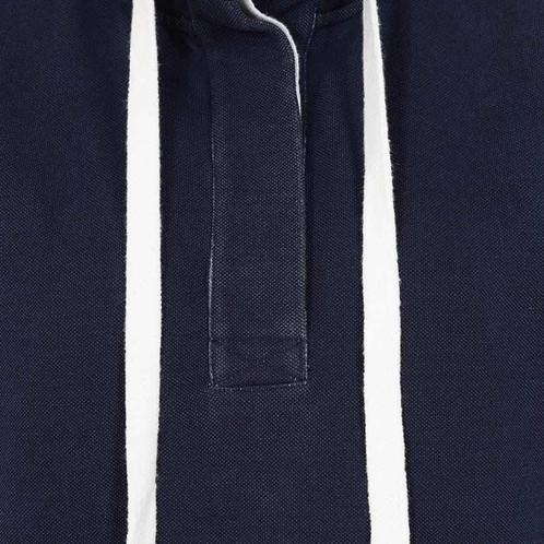 Twilight Lazy Jacks Womens LJ301 Pique Button Neck Sweatshirt Detail