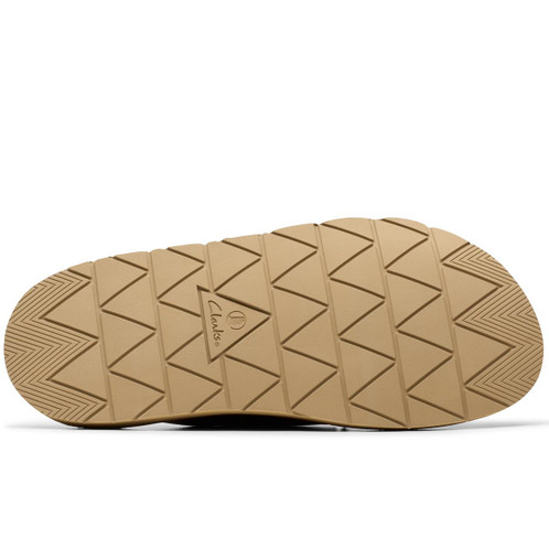 Beeswax Leather Clarks Mens Solsbury Strap Sandal Outsole