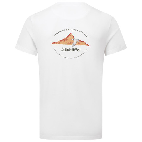 Schoffel Mens Talland T-Shirt White Mountain back