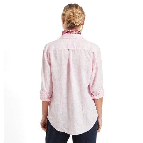 Schoffel Womens Salthouse Linen Shirt model back
