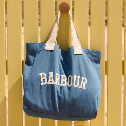 Denim Barbour Womens Emily Denim Tote Bag Lifestyle
