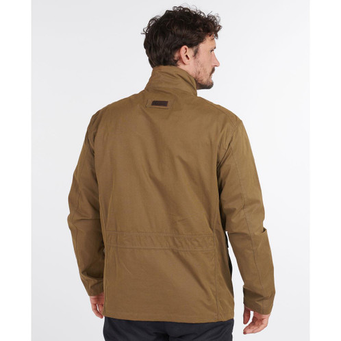 Dark Sand Barbour Mens Sanderling Casual Jacket Back