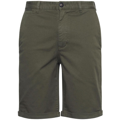 Olive Barbour Mens Washed Twill Chino Short