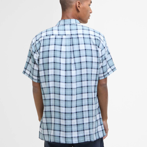 Northshore Tartan Barbour Mens Midfield Tartan Summer Fit Shirt Back