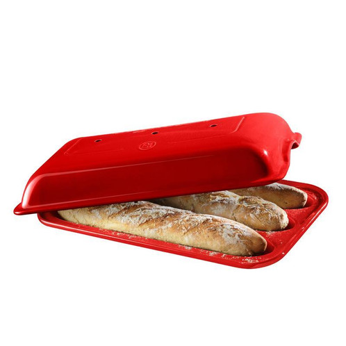 Burgundy Emile Henry Baguette Baker