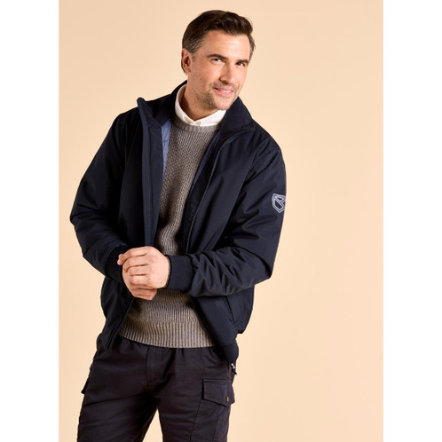 Navy Dubarry Mens Starboard Blouson Jacket Lifestyle