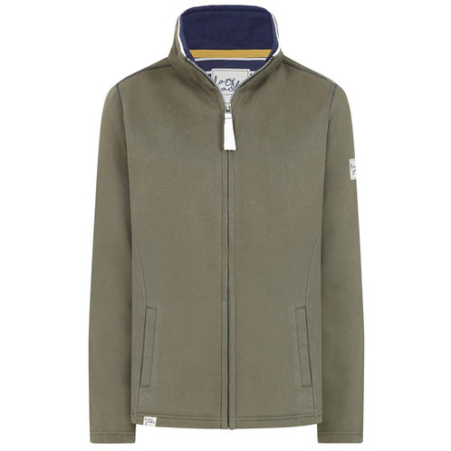 Khaki Lazy Jacks Womens LJ33 Full Zip Plain Sweatshirt