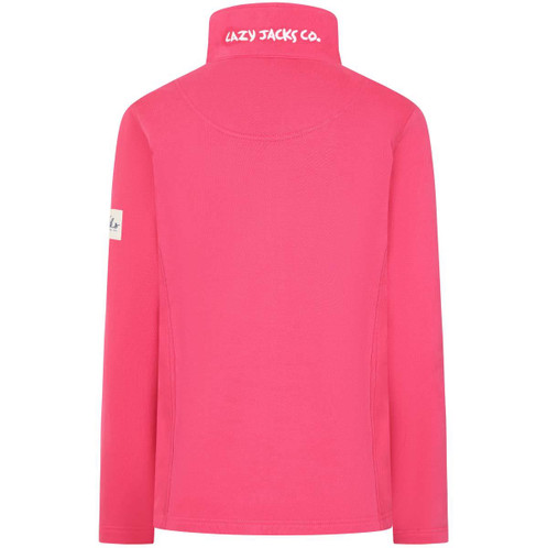 Cherry Lazy Jacks Womens LJ33 Full Zip Plain Sweatshirt