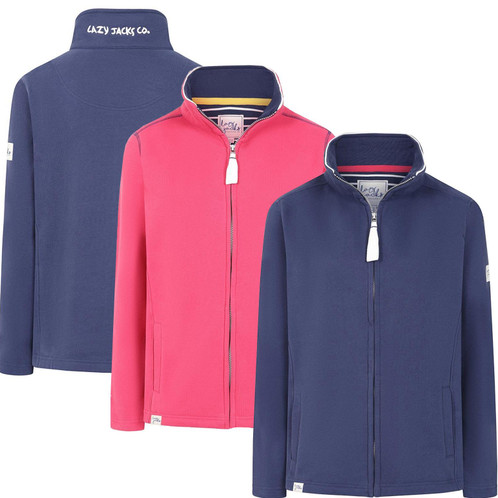 Lazy Jacks Womens LJ33 Full Zip Plain Sweatshirt