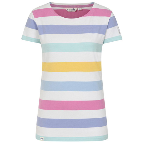 Watercolours Lazy Jacks Womens LJ8M Short Sleeve Breton T-Shirt