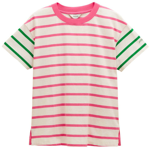 Pink Hotch Potch Joules Womens Ellie Short Sleeve Top