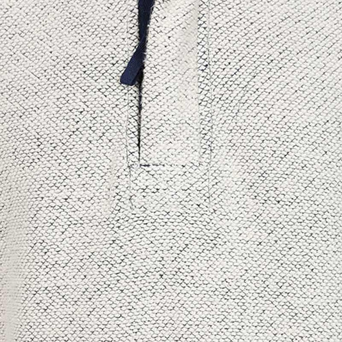 Grey Marl Lazy Jacks Mens LJ703 1/4 Zip Textured Sweatshirt Zip Detail