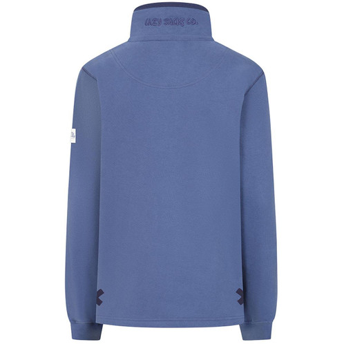 Denim Lazy Jacks Womens LJ3 1/4 Zip Sweatshirt Back