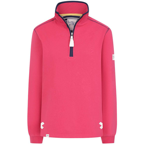 Cherry Lazy Jacks Womens LJ3 1/4 Zip Sweatshirt