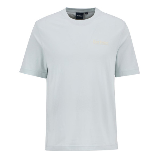 Bleached Blue Barbour Mens Moonwell T-Shirt