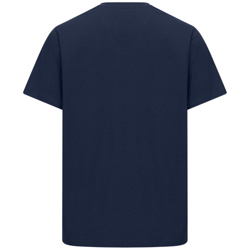 Navy Hoggs Of Fife Mens Canonbie Printed T-Shirt Back