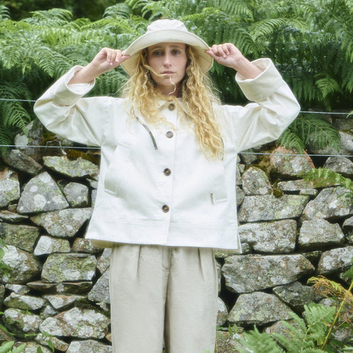 Neutral Barbour Womens Abbey Casual Jacket Lifestyle