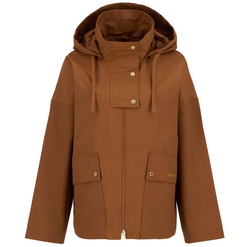 Rust Brown Barbour Womens Cecile Showerproof Jacket