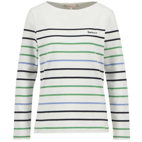 Cloud Stripe Barbour Womens Hawkins Top PRE-AW25